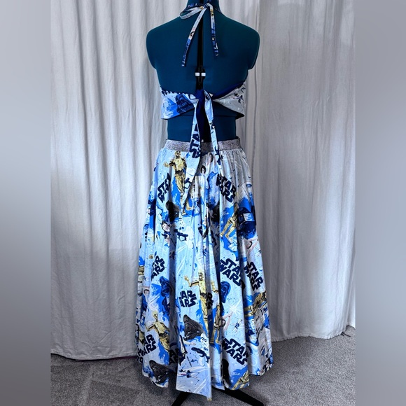 Handmade Star Wars Two-Piece Skirt Bandeau Set fits approximate size 10 - Picture 9 of 16